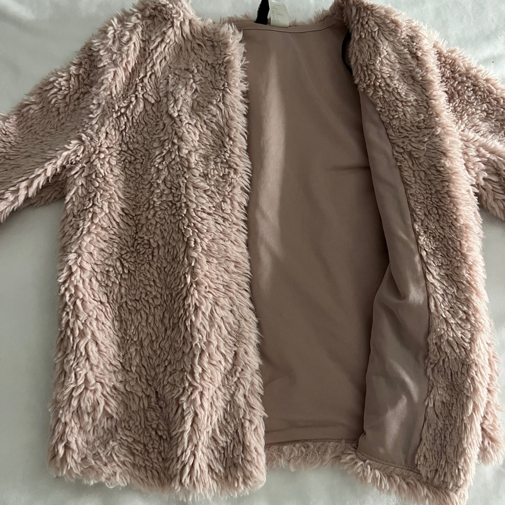 Pink fluffy jacket